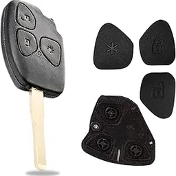 AUTO Pulse Mahindra 3 Button Key Silicon Keypad for Mahindra Xylo, Scorpio, Quanto Car Models | Silicon Key pad image 1