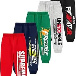 Kuchipoo Boys Trackpants Joggers - Pack of 5-picture-32
