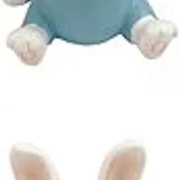 CALANDIS Bunny Statue Animal Sculpture for Shelf Decoration | Figurines-image-14