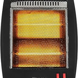 Bajaj RHX-2 Halogen Heater|2 Heat Settings-400W/800 Watts|Noiseless Operation|Duraelement With 1-Yr Heating Element Warranty |Convection Room Heater For Winter|2-Yr Warranty 【Black】-picture-41
