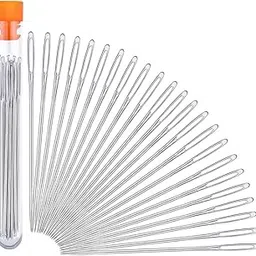 URBANMAC 23 Pcs Large Eye Sewing Needles Set – Stainless Steel Hand Sewing Needles with Plastic Storage Tube – Big Eye Needles for Hand Stitching, Embroidery, Darning & DIY Crafts-picture-62
