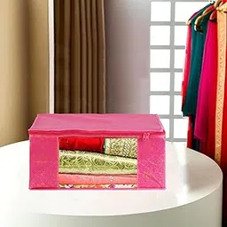 Garment Cover Non-Woven 90 GSM with Transparent Window & Double Metal Zipper – Pack of 1 | Dustproof Clothes Storage Bag for Sarees, Suits, Jackets, Shirts SBXLRL152493517524148525874-picture-38