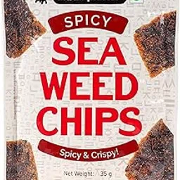 Urban Platter Spicy Seaweed Nori Chips Crispy Snack, 35g [Product of Korea]-picture-24
