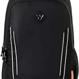wildcraft Dark Edition Premium Laptop Backpack for Men & Women | Fits 15.6 inch Laptop | Padded Shoulder Straps, Multi Compartments, Anti-Theft Zippers | Business Travel Bag |Black-picture-51