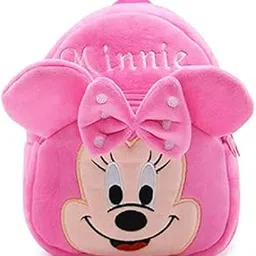stupefying Kids School/Picnic/Travelling Bag Soft Plush Minnie Backpacks Cartoon Boy/Girl/Baby/Kids (2-5 Years)-picture-11