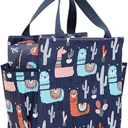 Nightstar Thermal Insulated Travel Lunch Bags Small for Women Work, Student Kids to School Leak-proof Hot Cold Lunch Bag Reusable Tote Bag with Aluminium Inner Foil (1 Pc)-picture-17