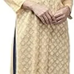 ada Women Viscose Georgette Regular Fit Hand Embroidered Lucknowi Chikankari Kurta Kurti A411330-picture-53