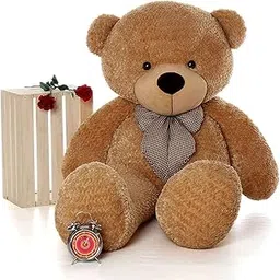 Ksar Brown Dark Color Teddy Bear 2 Feet Big Panda Soft Plush Giant Stuffed Animal Toy for Girls, Girlfriend, Baby Shower, Birthday, Valentine’s Day Gift (Brown Dark)/24inch-image-1
