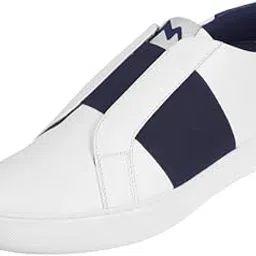 metro Men's Dual Tone Slip-On Elastic Closure Anti-Skid Casual Sneakers-picture-12