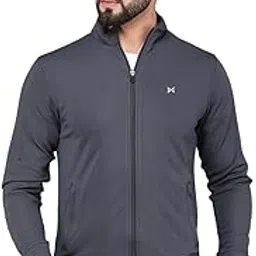 force nxt Microfiber Anti Viral Anti Odour Men Track Jacket image 1