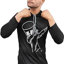 muvvell trends Men’s Polyester Full Sleeve Hoodie – Stylish Casual Wear with Hood, Comfortable Fit Sweatshirt – Available in 4 Sizes & 5 Fluorescent Colours.-picture-21