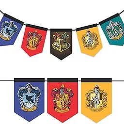 Wobbox Multi Colour Harry Potter Flags Bunting Banner/Happy Birthday Banner/Birthday Banner Decoration-picture-16