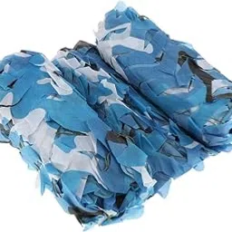 Camping Woodland Camoue Net Camo Netting Hide Cover Blue Sporting Goods||-picture-13