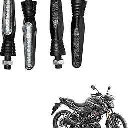 Asryd Pack of 4 Amber Bright SMD LED KTM Style Indicators For Honda Hornet 2.0 (4.Pcs Amber Color Indicator) image 1