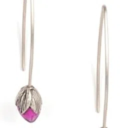 by CaratLane Oxidised Rise Above Hate Earrings In 925 Silver for Women-image-87