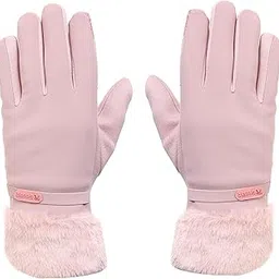 fabseasons Women’s/Girls Winter Gloves - Touchscreen Index Finger, Warm Faux Fur Lining, Cozy & Stylish Gloves for Ages 14+-picture-37