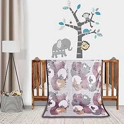 Florida All Season AC Baby Blanket Swaddler Wrapper Flannel Soft and Comfortable for 0-5 Years Babies with Adorable Prints and Designs-picture-11