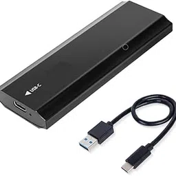 NVMe M.2 SSD Casing/Enclosure USB-3.1 Gen2 Type-C 10Gbps | NGFF/NVMe Support | Portable SSD External Metal Body Enclosure | Plug and Play | Up to 4TB for Windows/Mac/Linux/Android (Black)-picture-25