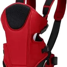 Duggu Kids 3-in-1 Ergonomic Baby Carrier – Multifunctional, Breathable & Adjustable for Newborns to Toddlers for (0-24 Months) Soft, Durable & Designed for Parent & Baby Comfort (Red)-picture-42