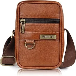 veneer Synthetic Leather Casual Side Shoulder Crossbody Daytrip Sling Bag For Men-picture-28