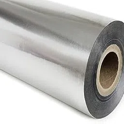 DINGGA PAPER Aluminium Foil 25 Meters |Silver Aluminium Foil for Food Packing | Keeps Food Warm and Hygienic | Ideal for Storing, Packing, Wrapping, and Serving |Pack of 1 image 1