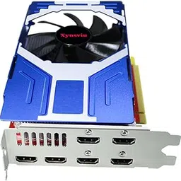 Xynsviu Radeon RX580 4G Graphics Card, with 6 HDMI Monitor Graphics Card,Computer PC GPU GDDR5 128 Bit DirectX 12 PCI Express X16 3.0, 6 Port Video Cards (6HDMI AMD RX 580 4G)-picture-27