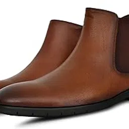 Men's Genuine Leather Chelsea Boots-image-0