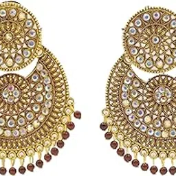 dorsel jewel Dorsel Enterprises - Chandbali Earrings with Beads for Women and Girls-picture-27