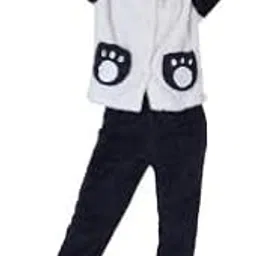 InfoAdMart Women Girls Winter Woolen Night Suit Top and Pyjama Set-picture-27