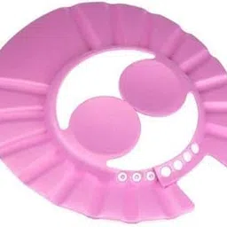 QUALIQ Adjustable Safe Soft Bathing Baby Shower Cap Wash Hair For Children Baby Eye Ear Protector Adjustable Leaves Shape Bathing Shower/Shamoo Cap-image-83