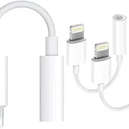 TECH XPERT Lightning Connector 3.5mm Headphone Jack Adapter Cable Compatible for All iPhone with Lightning Port.-picture-11