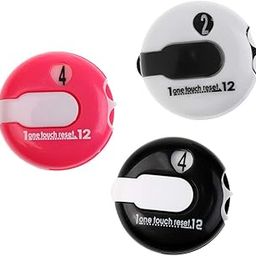ivelect 3PCS Golf Score Counter Scorekeeper Tool Clip On Golf Glove or Bag-picture-21