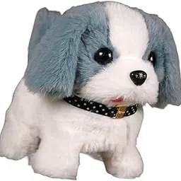 Bnf® Electronic Plush Puppy Walking and Making Sound Soft Plush Toy for Gift Kids Grey Baby | Toys for Baby | Plush Baby Toys-image-15