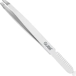 GUBB Slant Tip Tweezer For Facial Hair, Eyebrows, Upper Lips For Women & Men Plucker With Eyebrow Comb | Hair Plucker - Upper Lips, Eyebrows, Fast & Easy to Use Hair Tweezer - Sturdy & Rust Resistant-picture-57