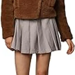 only Women Spread Collar Self Design Casual Puffer Jacket-picture-36