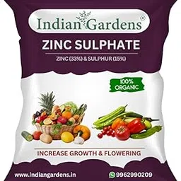 Indian Gardens - zinc sulfate fertilizer | zinc sulfate monohydrate | agricultural zinc | soluble zinc fertilizer | 200 Grams-image-17