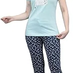 dollar Missy Women's Combed Cotton T-Shirt Pyjama Night Suit-picture-54