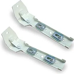 GREEN DECOR Aluminium Double Track Wall Mount Bracket/Holder/Clamp for Double Channel Curtain M-Track Used for Wall Mounting Fit Screws & Wall Plugs Included (Ivory Color, 6 Piece)-picture-31