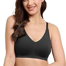 tweens Invisi-Fit Cotton Spandex Non-Padded Bra | Elastic-Free Bottom Band & Armholes | Hidden Concealar | Internal Gripper on Side Wings |Soft & Breathable Cotton image 1