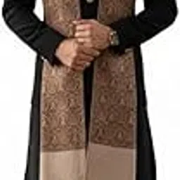 muffly Wool Shawl with All-Over Paisley Kashmiri Embroidery & Solid Border – Winter & Festival Wear for Men-picture-12