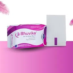 Bhuvika 8 Layer Cotton Smart Sanitary napkins Pads for Women - Rash Free, Anti Bacterial, Skin Friendly, Double Wing Shape, Advanced Leak Protection, X Large, 360mm - 1 Pack (6 Pads)-picture-54