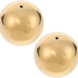 Vaguelly 2pcs Stainless Steel Hollow Balls Reflective Garden Spheres for Outdoor Decoration Lightweight and Portable Decorative Balls for Home and Garden Use-image-26
