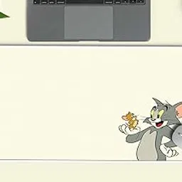 TURTLEWINGS | Mousepad | DESKMAT | Tom and Jerry Deskmat - Classic Cartoon Fun (Extended XL (11x23 inch))-picture-11