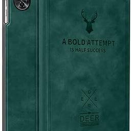 Robustrion Cover for Realme Pad 2 Cover Case 11.5 inch, Deer Pattern Flip Back Case for Realme Pad 2 Tablet Cover - Dark Green-picture-24