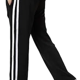 dockstreet Men's/Unisex Open Bottom Drawstring Pure Cotton Stretchable Baggy Jogger Pants-picture-26
