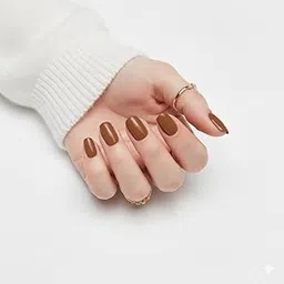 TARIFF Nail Color, Coffee Date Brown, Glossy Finish, Non-Toxic Professional Manicure Polish, Long Lasting, Quick Dry, 8ml | Chocolate Dark Brown nail polish Colour Shade Glossy Gel Finish nail polish For Women Kids Girls.-picture-40