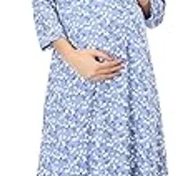zuvino Women's Maxi Maternity Dress-picture-45