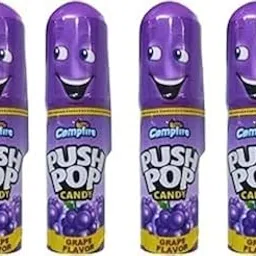 Push Pop Grape Flavoured Candy, Sweet and Refreshing, 10g, Pack of 4, Imported-picture-29