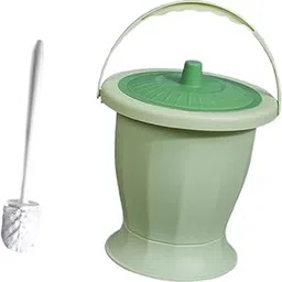 Bnf® Spittoon Chamber Bucket Bedpan Potty Urinal Bottle for Bedroom Child Elderly Green|Health & Beauty | Medical, Mobility & Disability | Daily Living Aids | Incontinence Aids-picture-58