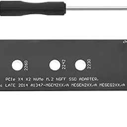 Solid Hard Drive Adapter Card NVMe M.2 NGFF SSD Adapter Card L-Shaped M-Key SSD Hard Disk Converter Card Compatible with MacBook Mini A1347 MEGEN2 MEGEM2-image-36